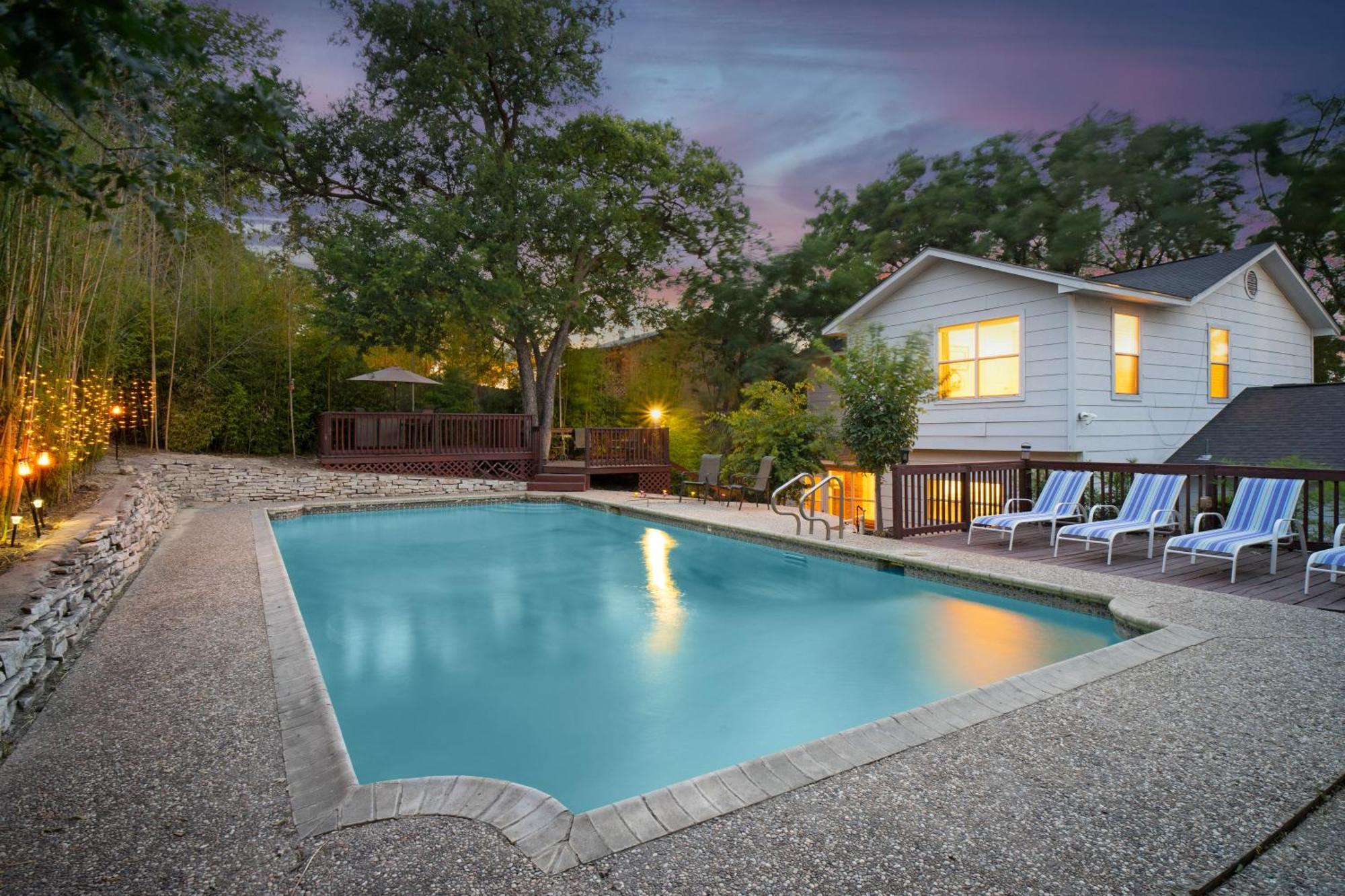 Bamboo Oasis-Relaxing Hot Tub-Family Time Vila San Antonio Exterior foto